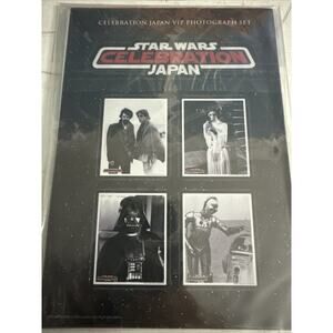 Star Wars Celebration Japan VIP Photograph Set Princess Leia, C3PO RD2D, Luke +